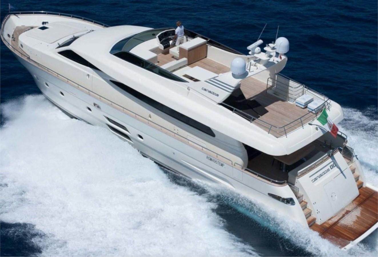 a boat on the water aboard LIBERATA Yacht for Sale