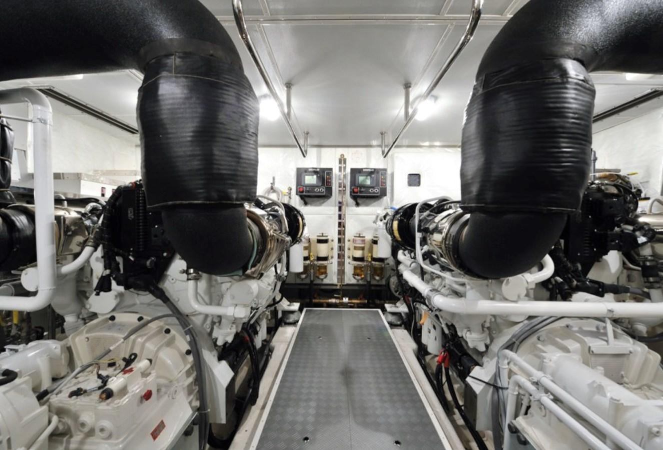 a close-up of a machine aboard LIBERATA Yacht for Sale