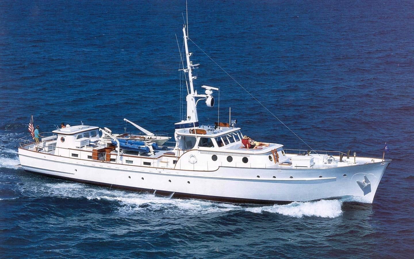 a boat on the water aboard LION'S WHELP Yacht for Sale