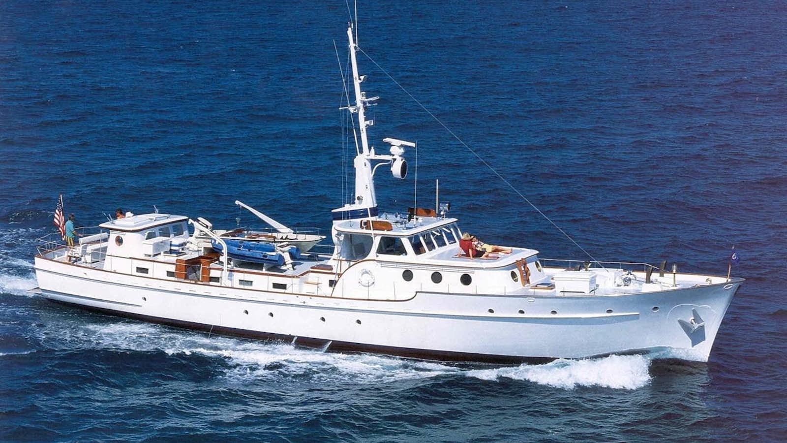 a boat on the water aboard LION'S WHELP Yacht for Sale