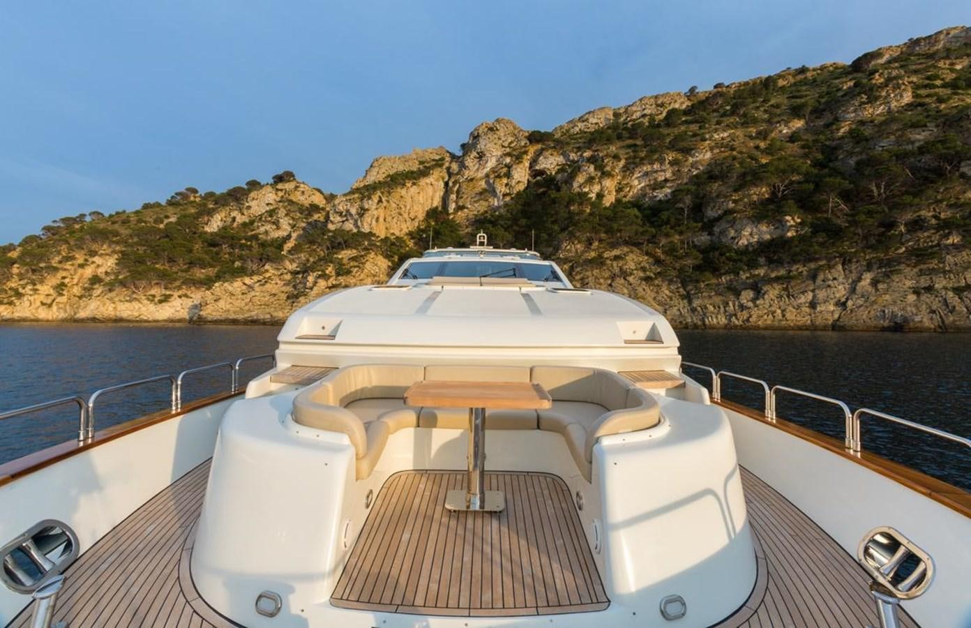 a boat on a boat aboard MADNESS Yacht for Sale