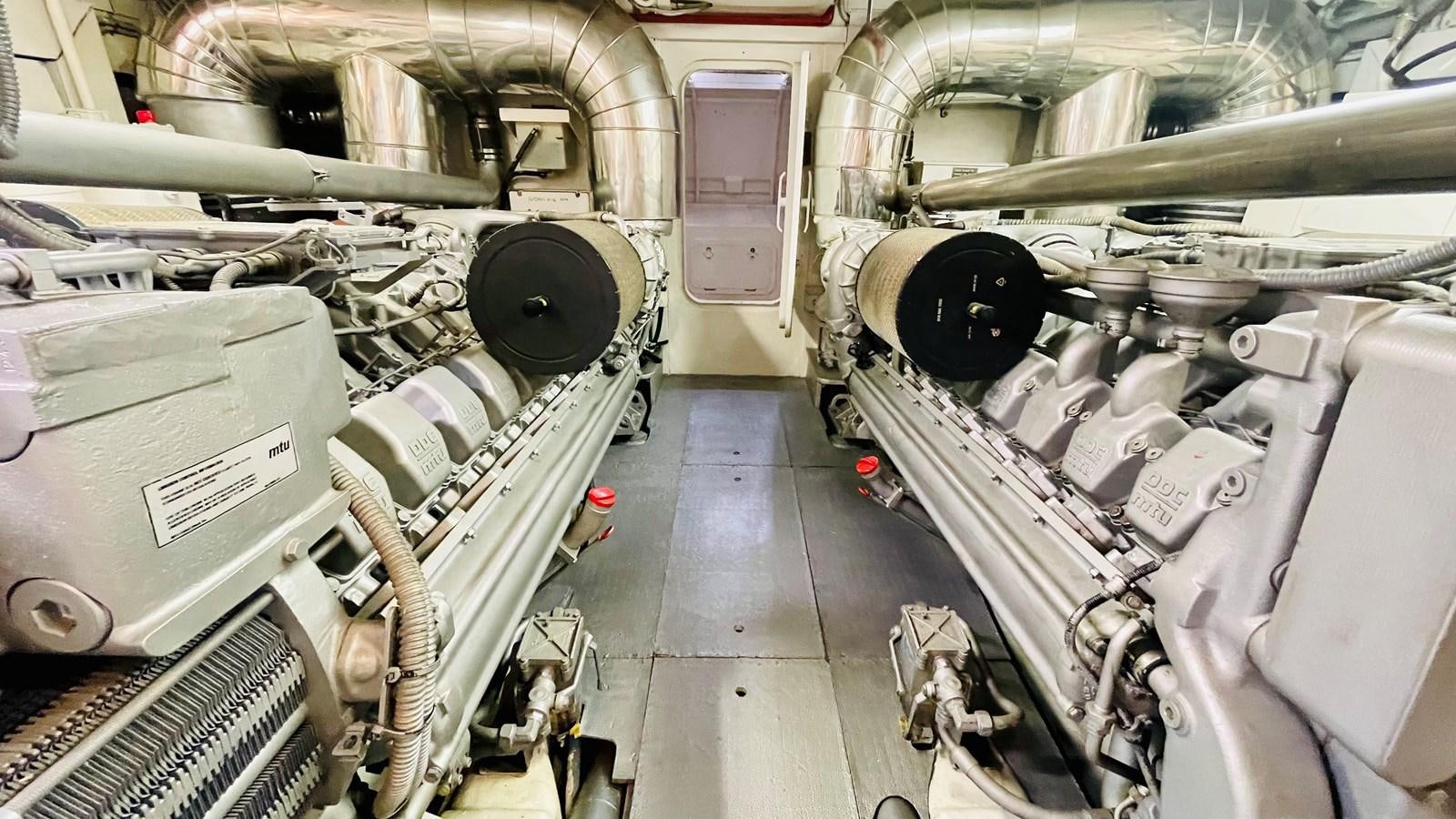 a large white machine aboard NOTORIOUS Yacht for Sale