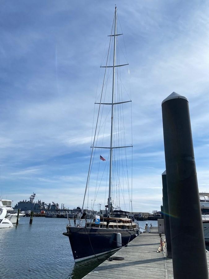 a sailboat on the water aboard LAUREN L Yacht for Sale
