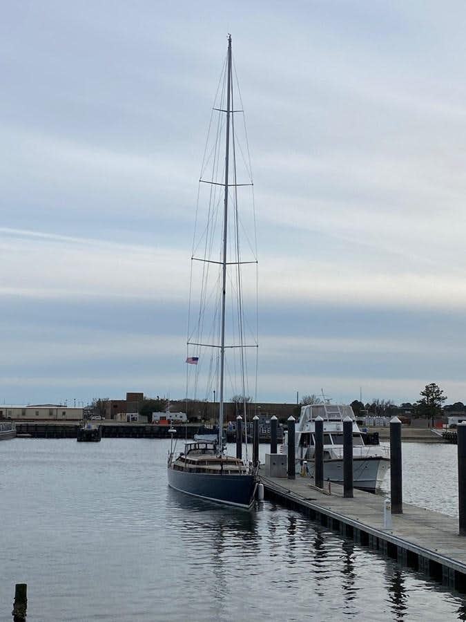 a sailboat docked at a pier aboard LAUREN L Yacht for Sale