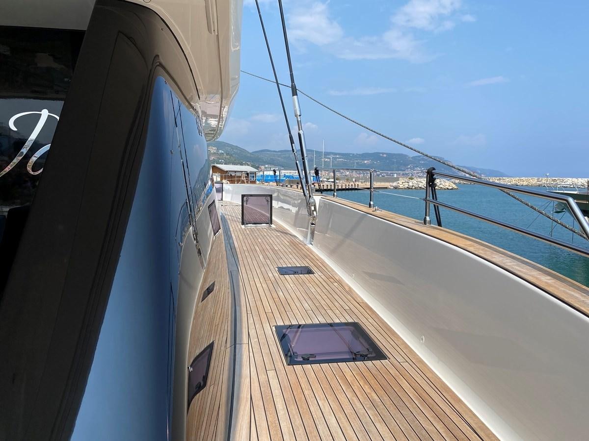 a boat on the water aboard GIJA Yacht for Sale