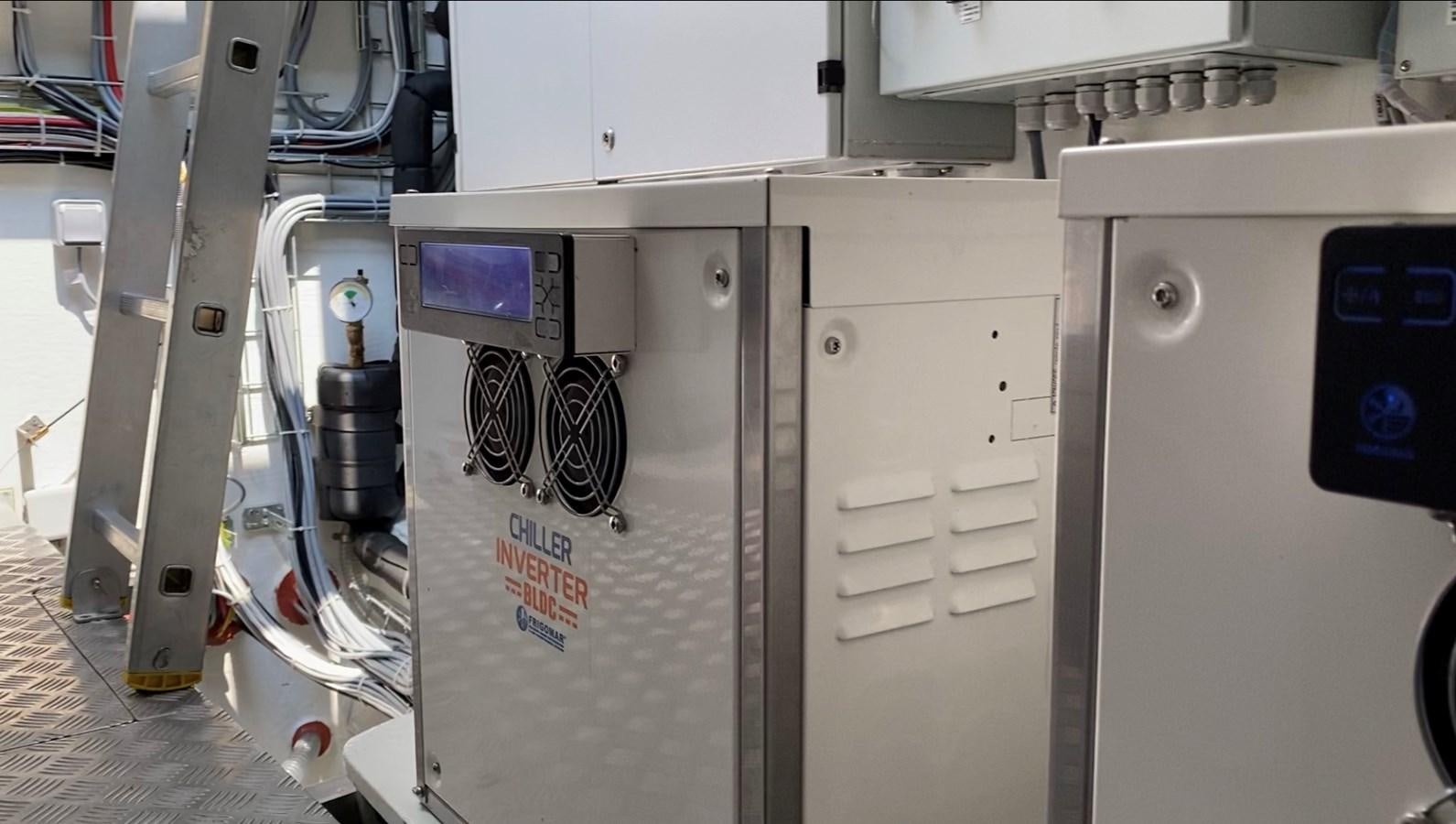 a machine with a screen aboard GIJA Yacht for Sale