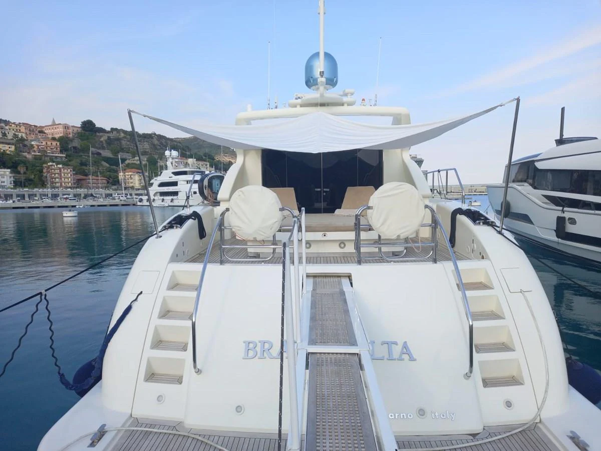 a boat on the water aboard BRAVO DELTA Yacht for Sale