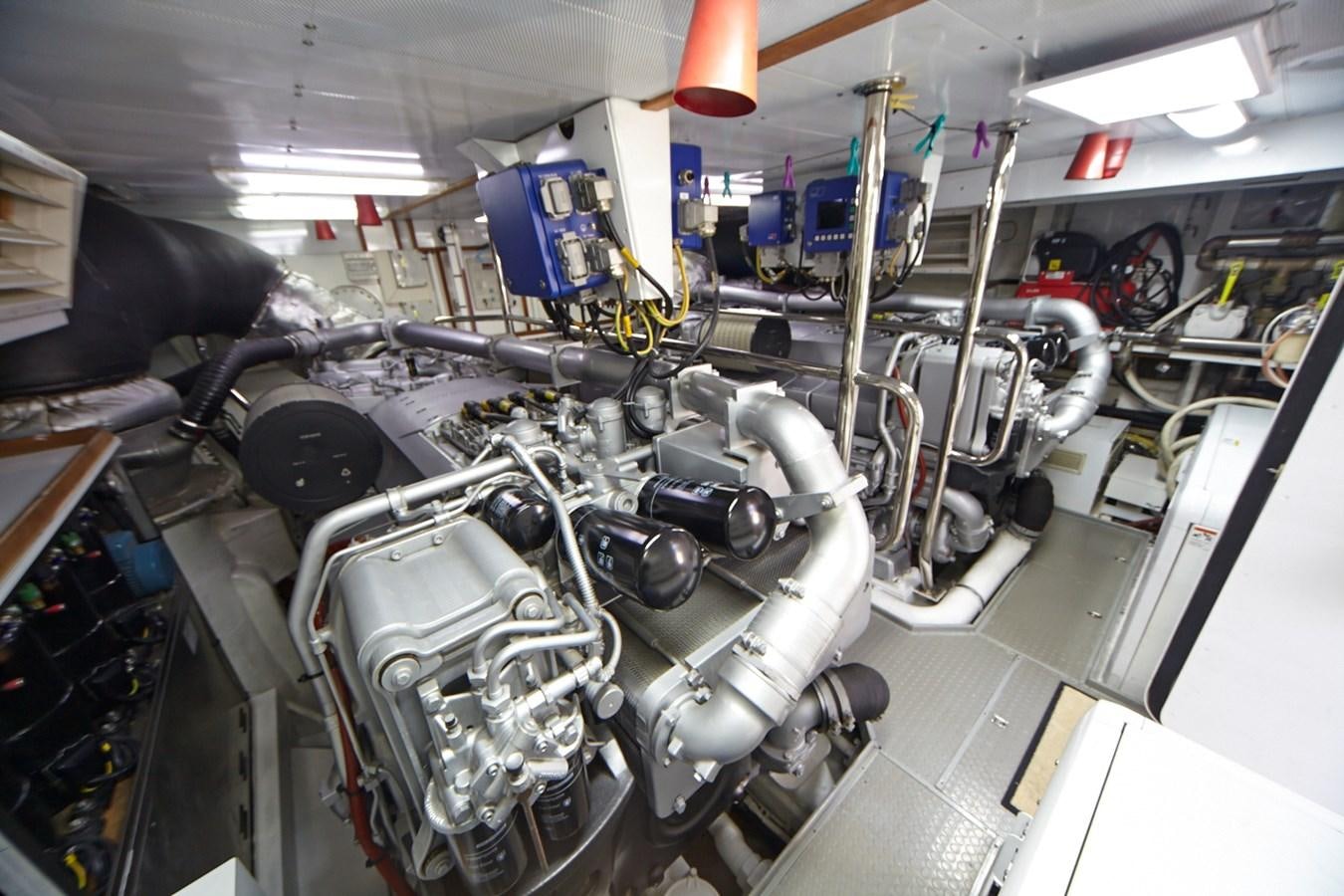 a room with machinery aboard GULU Yacht for Sale