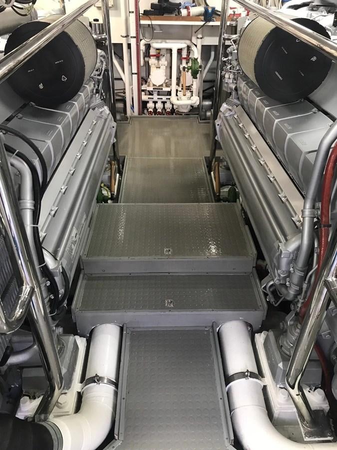 a large machine in a factory aboard GULU Yacht for Sale