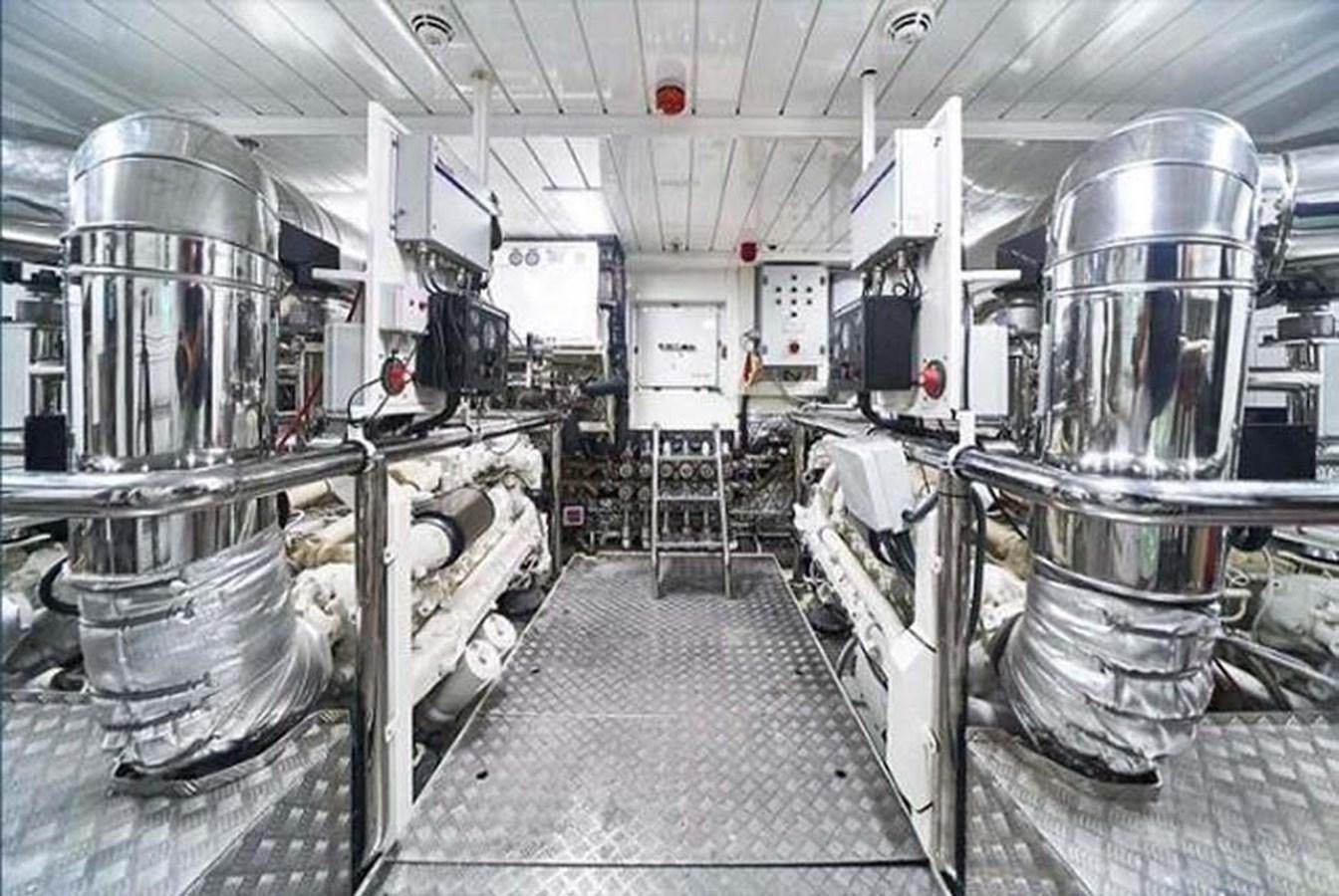 a room with machinery aboard BLUE BERRY Yacht for Sale