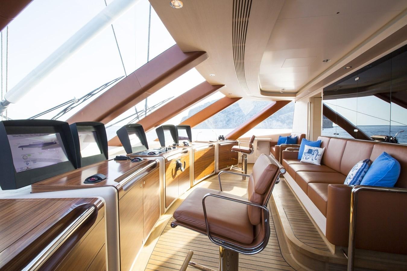 inside of a boat aboard AQUIJO Yacht for Sale