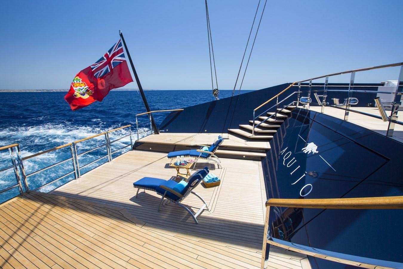 a boat on the water aboard AQUIJO Yacht for Sale