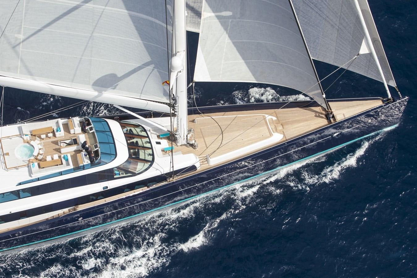 a boat on the water aboard AQUIJO Yacht for Sale