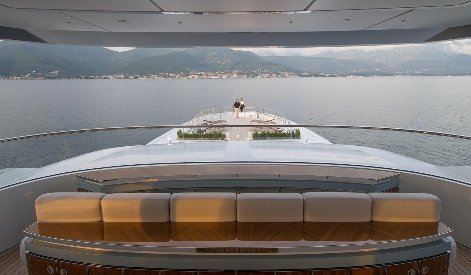 a boat on the water aboard GAJA Yacht for Sale