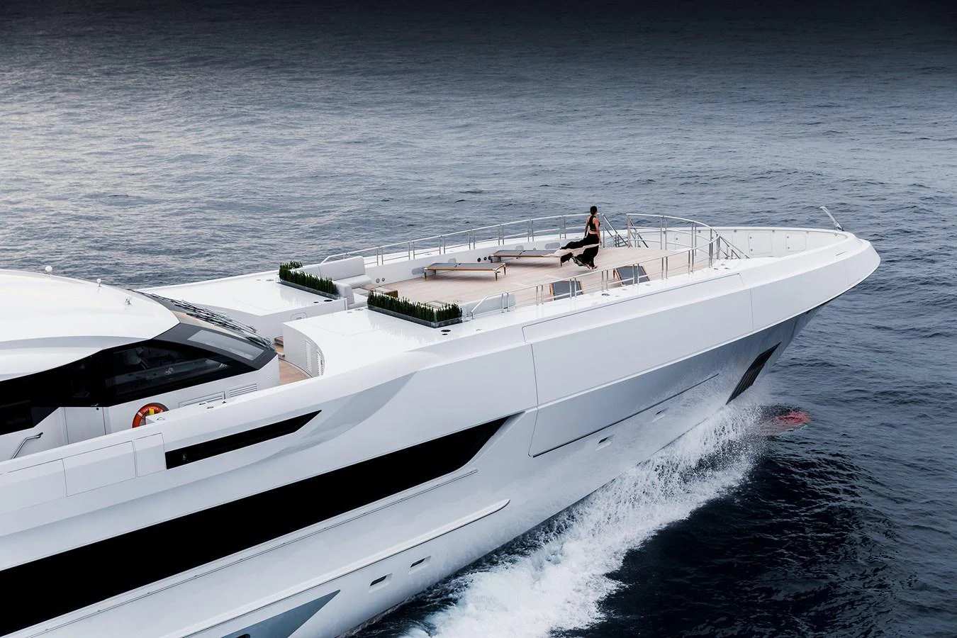 a boat on the water aboard GAJA Yacht for Sale