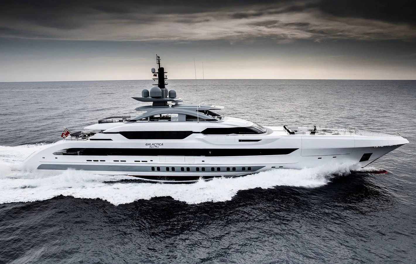 a boat in the water aboard GAJA Yacht for Sale
