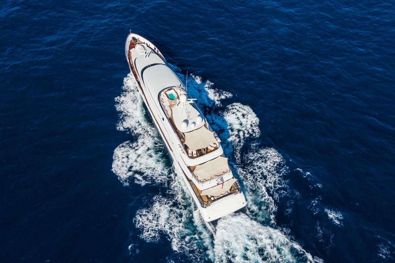 a boat in the water aboard THE WELLESLEY Yacht for Sale