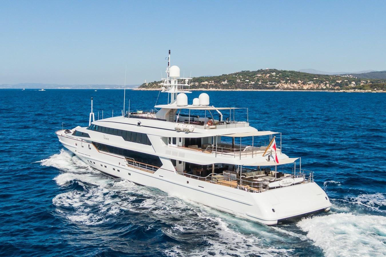 a boat on the water aboard THE WELLESLEY Yacht for Sale