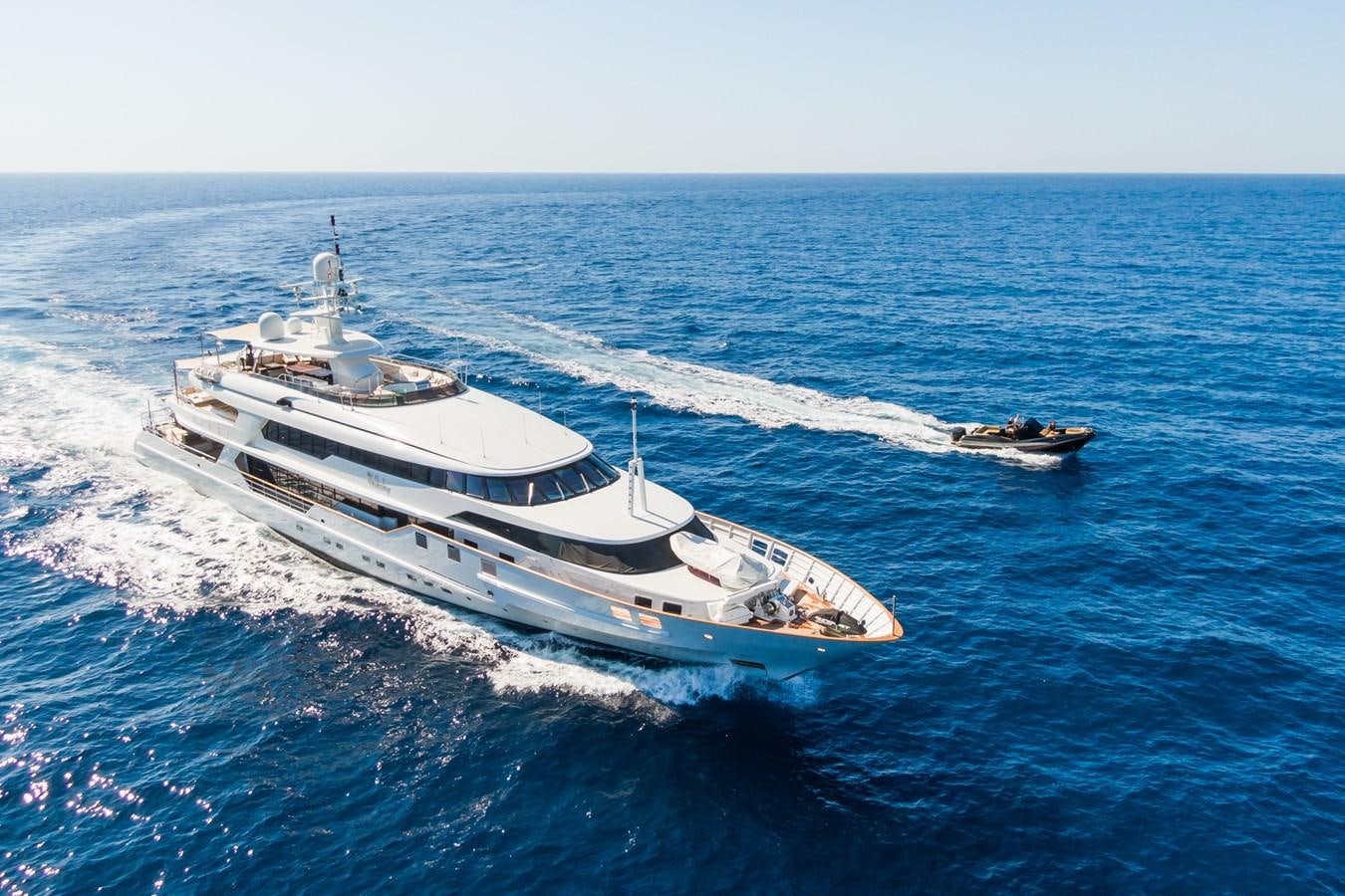 a boat on the water aboard THE WELLESLEY Yacht for Sale