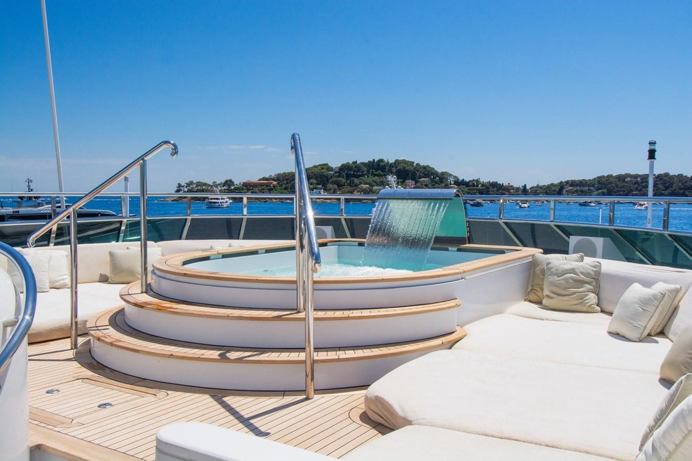 a boat on a deck aboard THE WELLESLEY Yacht for Sale