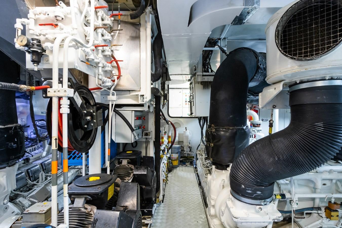 a large white machine with black tubes aboard THE WELLESLEY Yacht for Sale