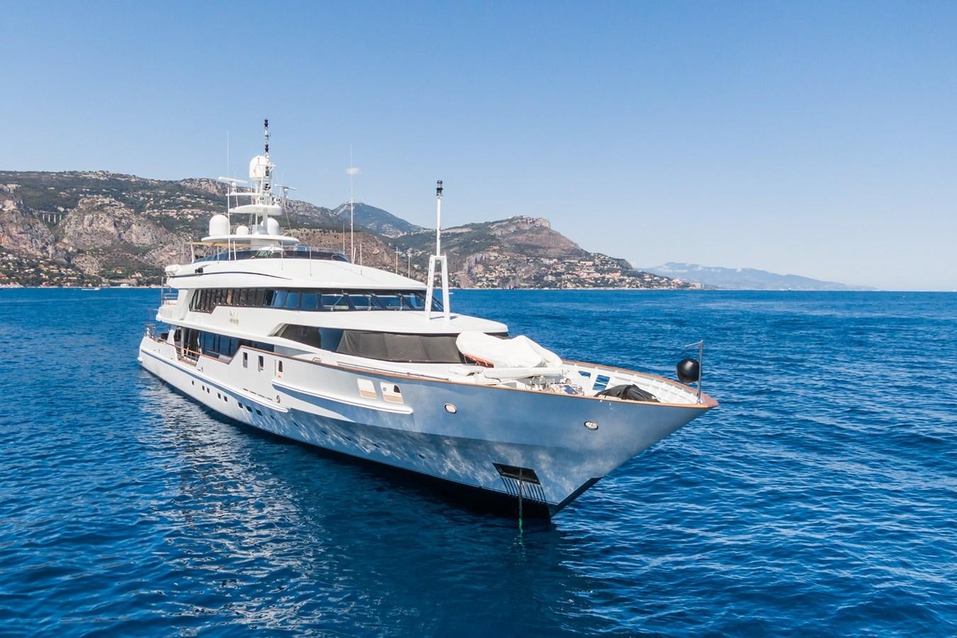 a boat in the water aboard THE WELLESLEY Yacht for Sale