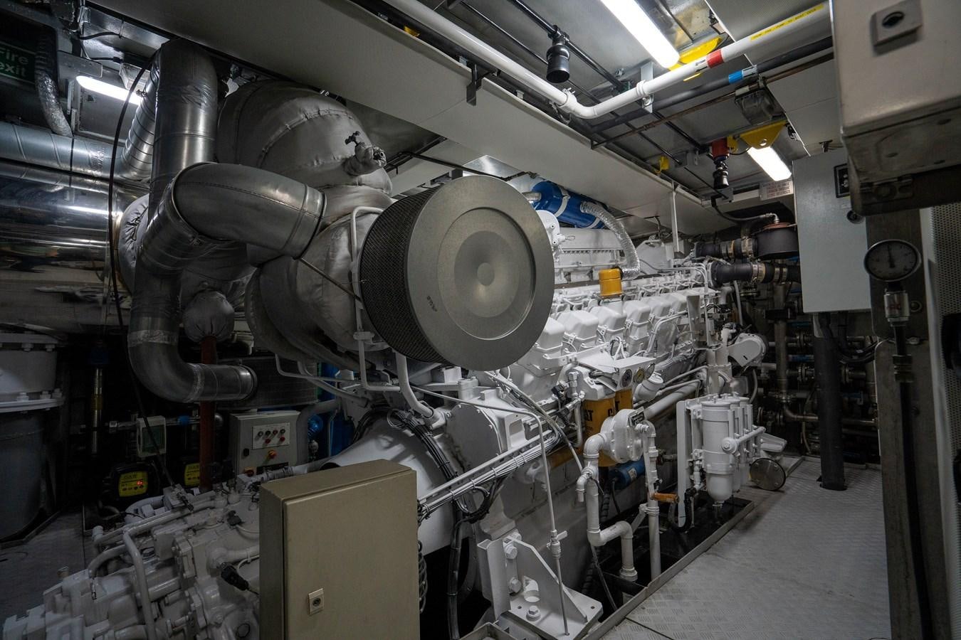 a large factory machinery aboard TACANUYA Yacht for Sale