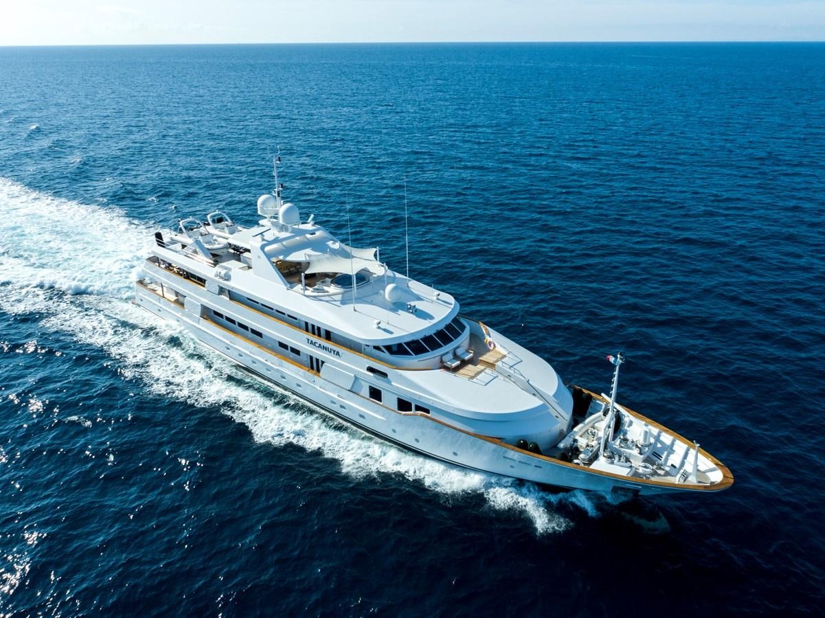 a ship on the water aboard TACANUYA Yacht for Sale
