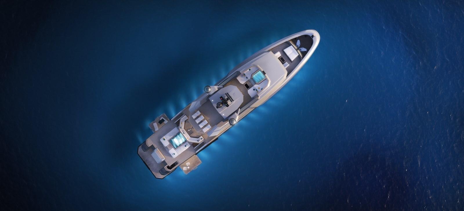 a satellite in space aboard FL47 Yacht for Sale