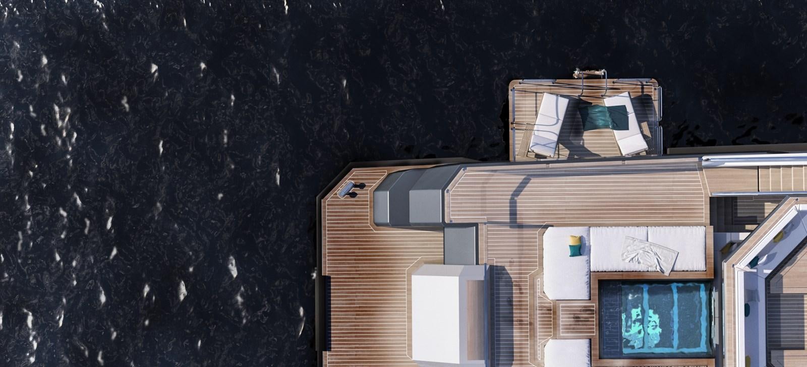 a house with a satellite dish on top of it aboard FL47 Yacht for Sale