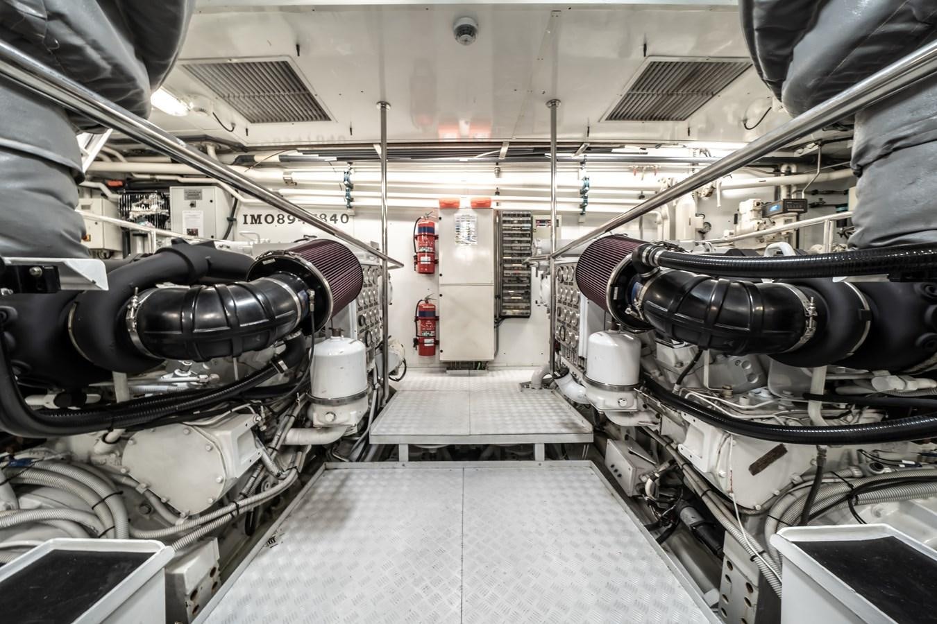 a close-up of a machine aboard MOATIZE Yacht for Sale