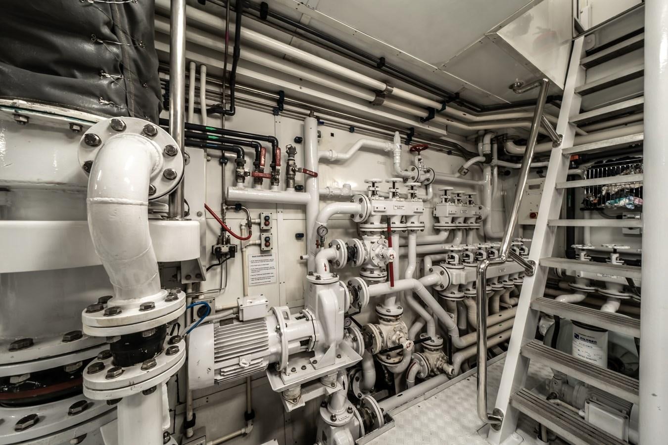 a room full of equipment aboard MOATIZE Yacht for Sale
