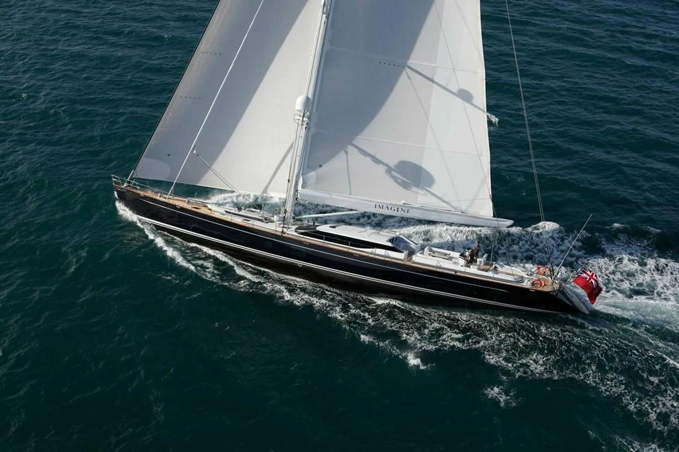 a sailboat on the water aboard IMAGINE D Yacht for Sale