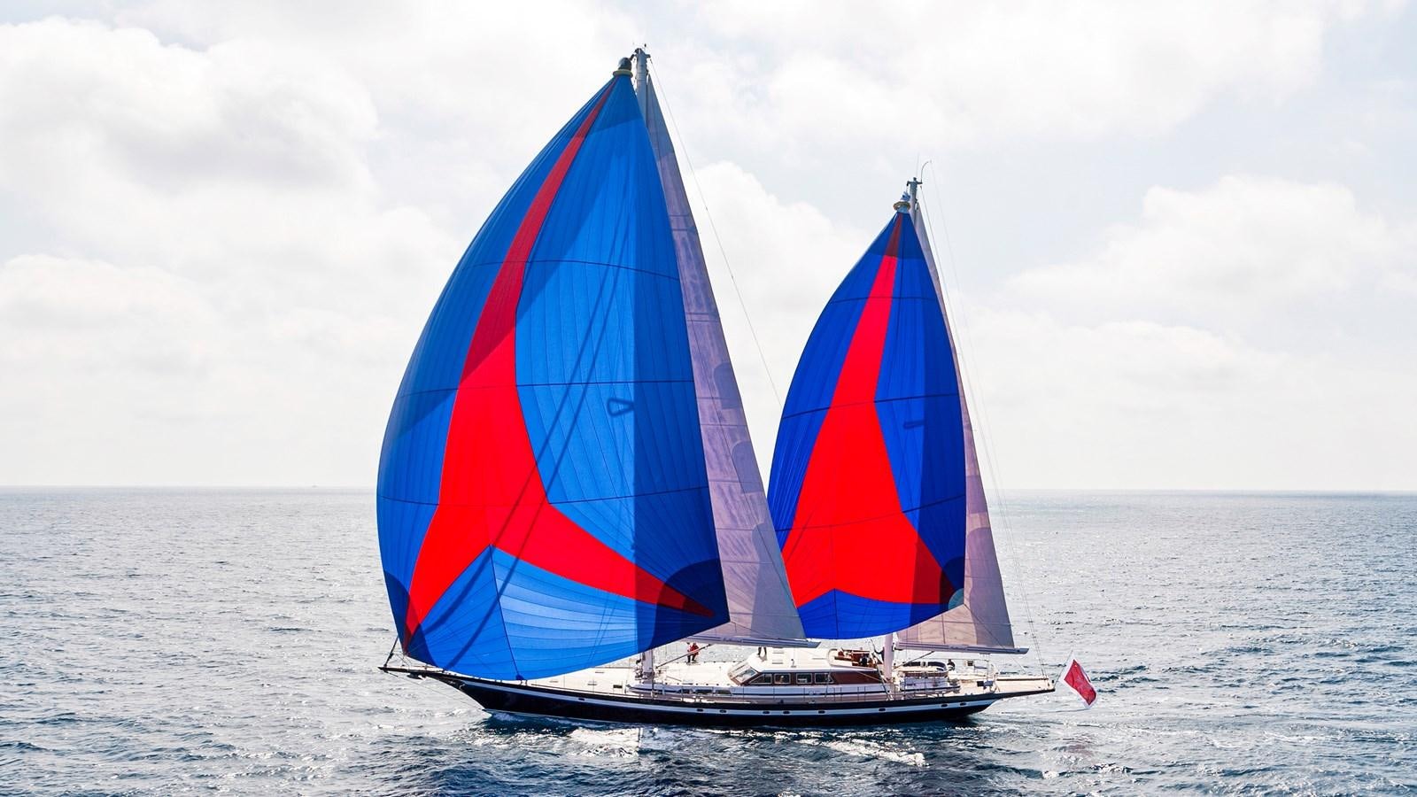 a sailboat on the water aboard SOUTHWIND OF Yacht for Sale