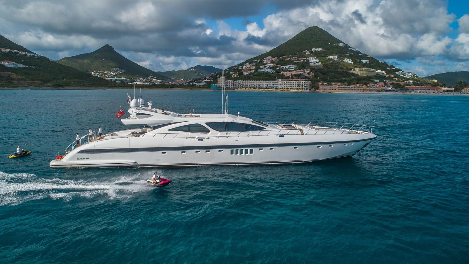 a boat on the water aboard JOMAR Yacht for Sale