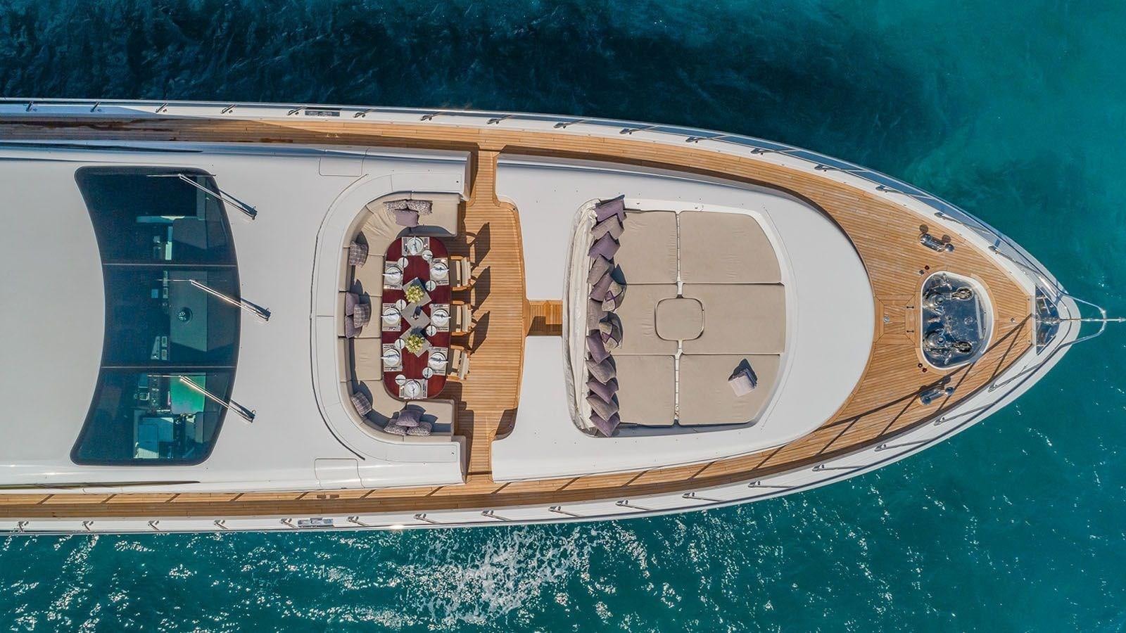 a close-up of a boat aboard JOMAR Yacht for Sale