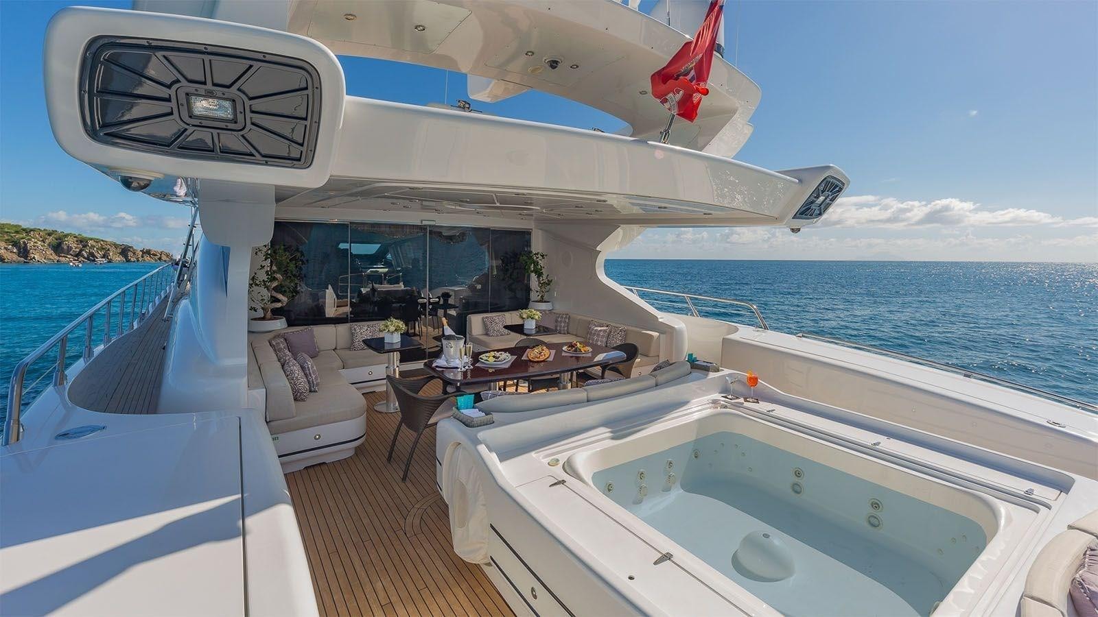 a boat on the water aboard JOMAR Yacht for Sale