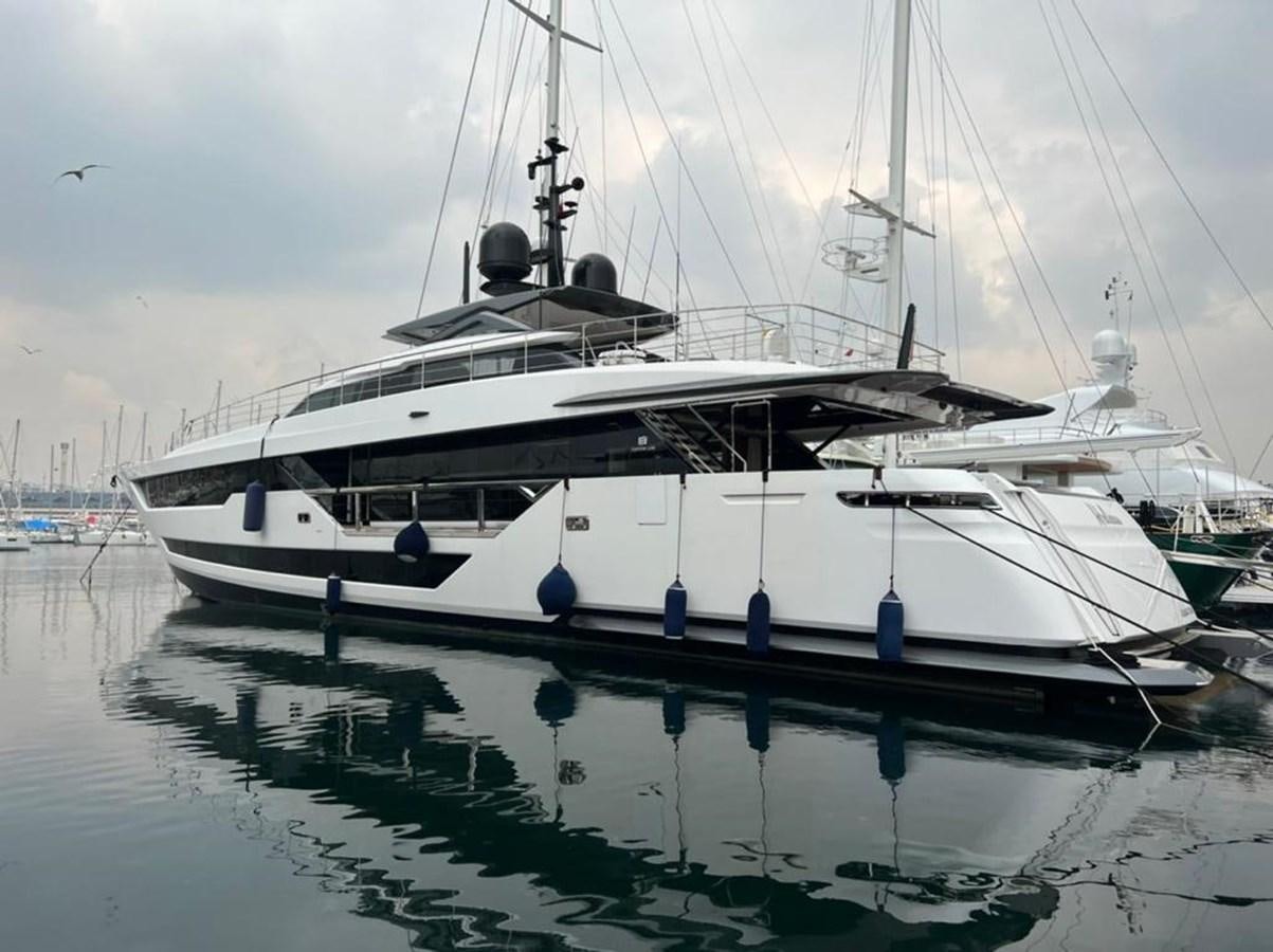 a white boat in the water aboard RANDY BETH Yacht for Sale