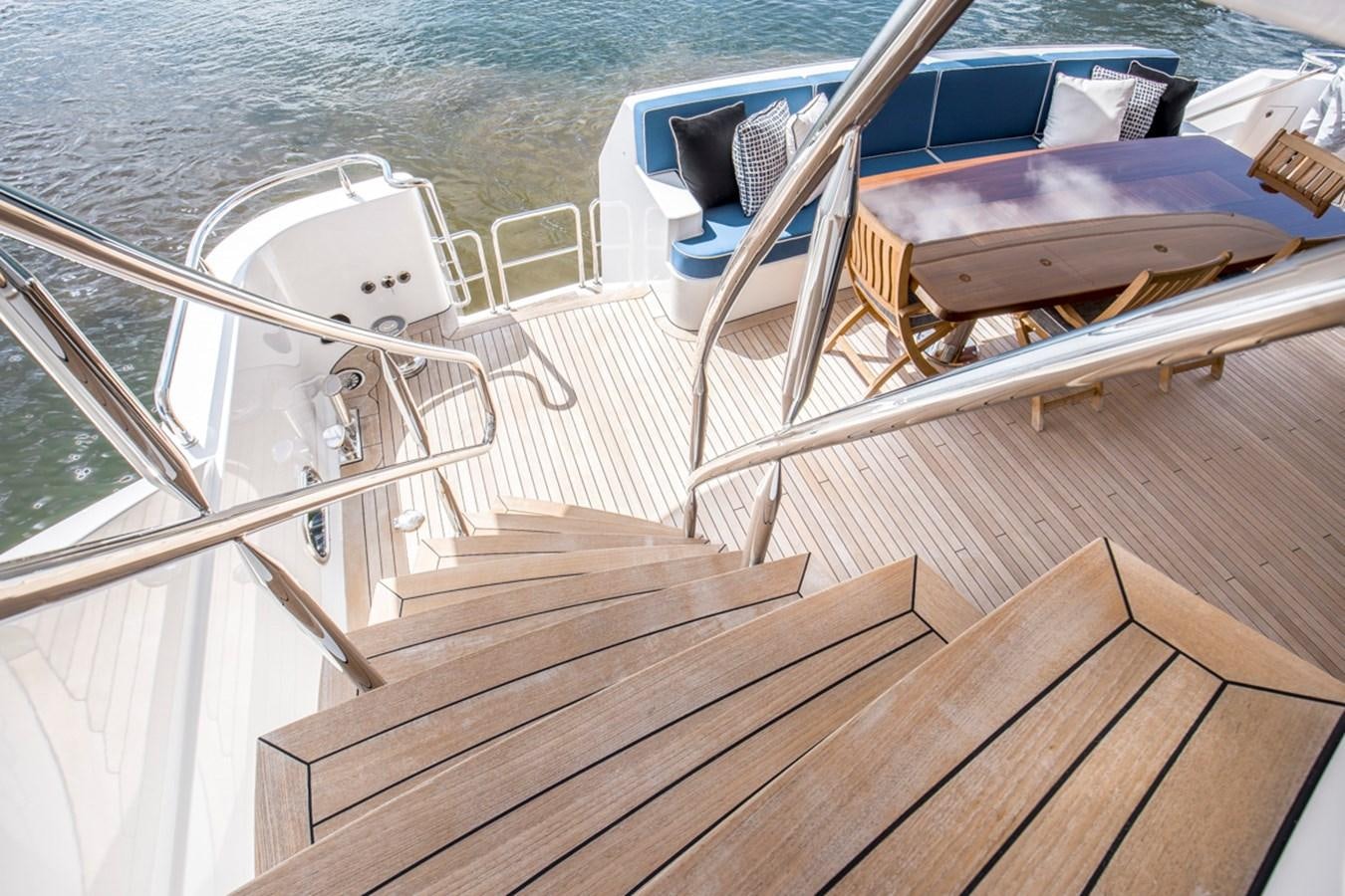 a boat on the water aboard LION'S DEN Yacht for Sale