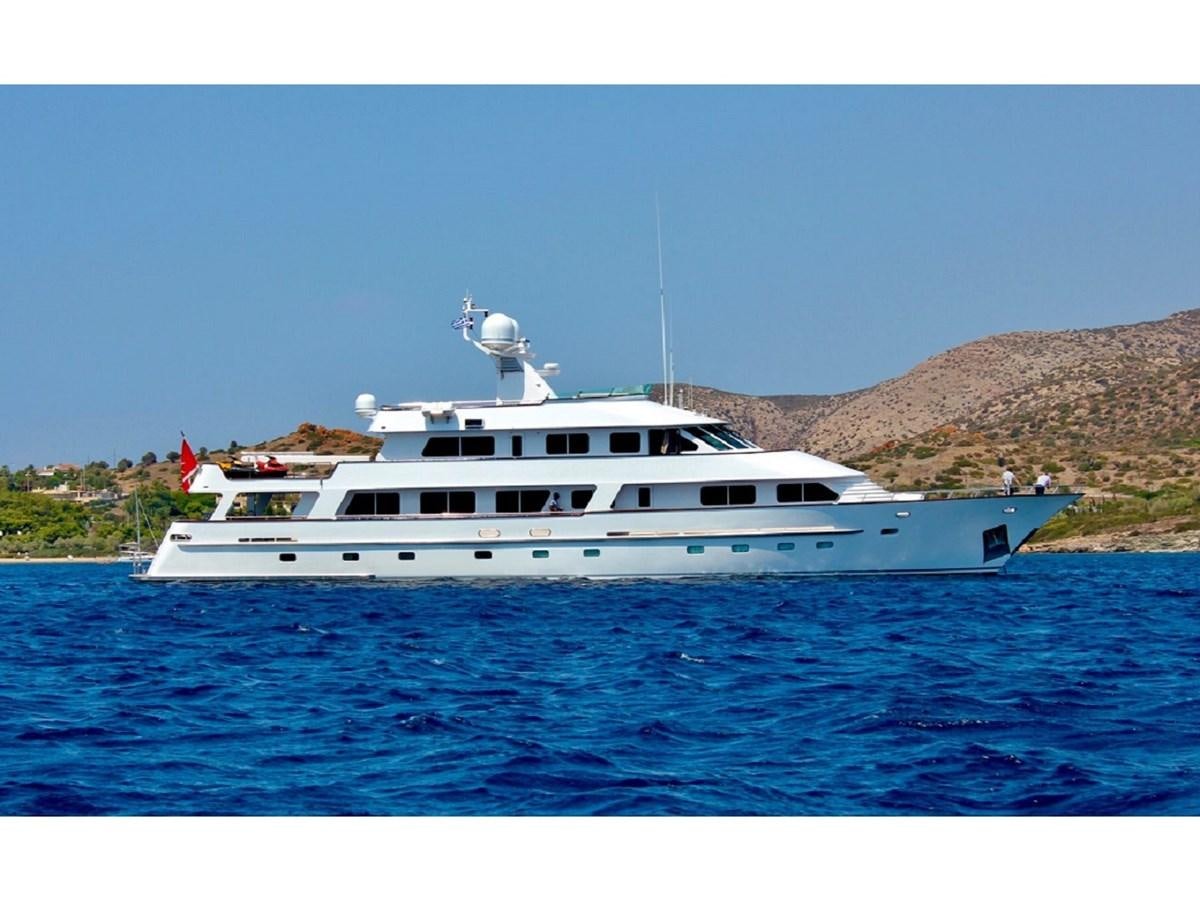 a boat in the water aboard CALLISTA Yacht for Sale