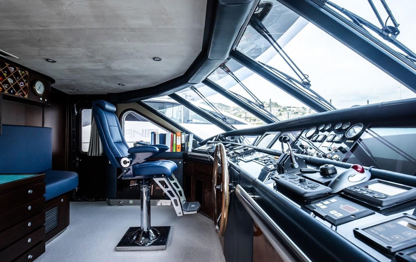 inside of a vehicle aboard CALLISTA Yacht for Sale