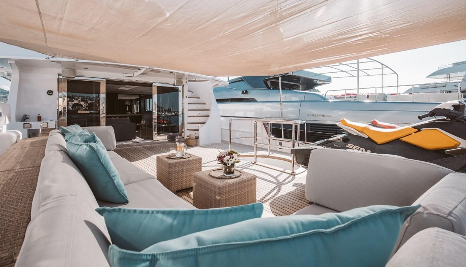 a boat on the water aboard CALLISTA Yacht for Sale