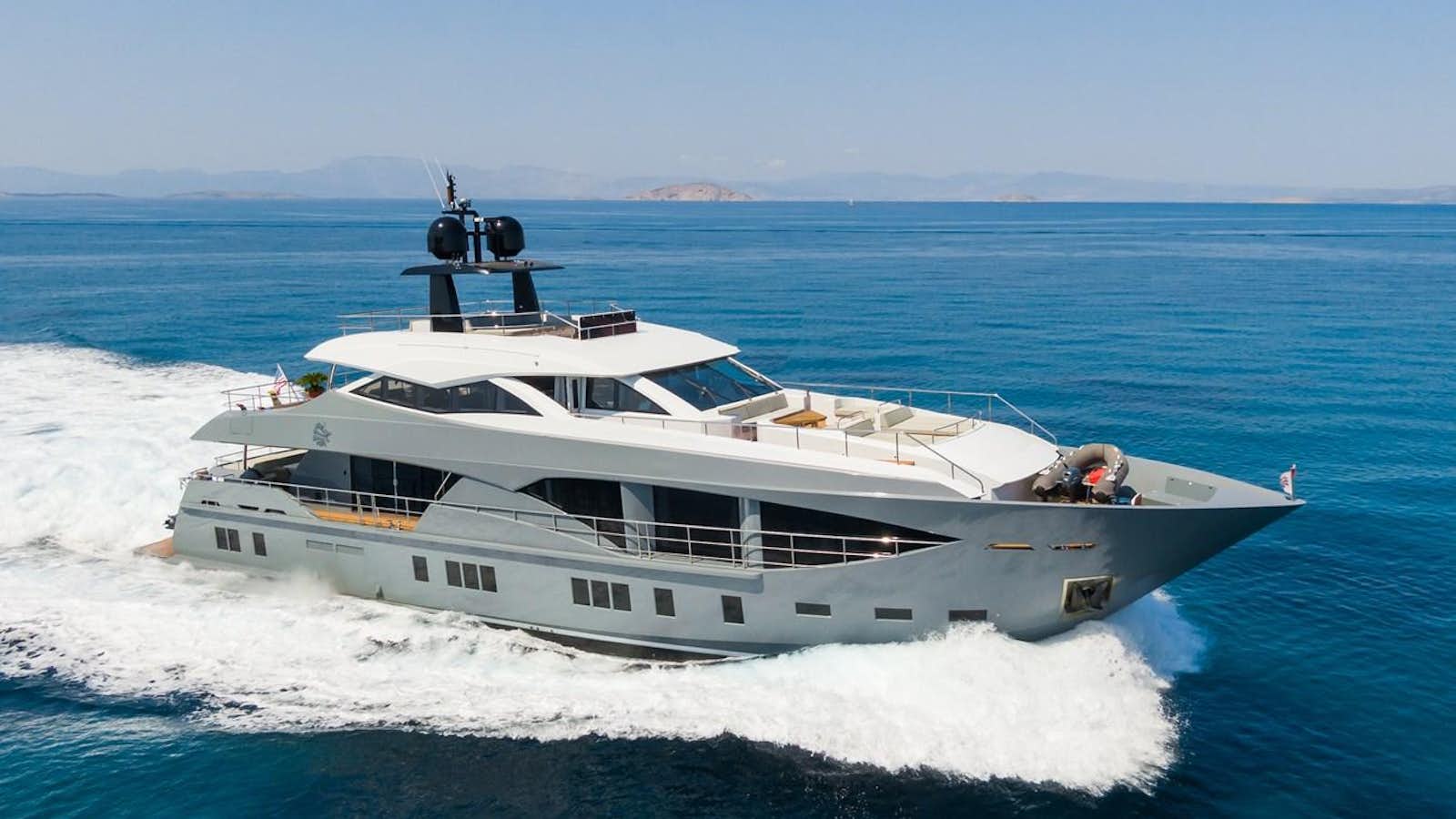 a boat on the water aboard LEONIDAS Yacht for Sale