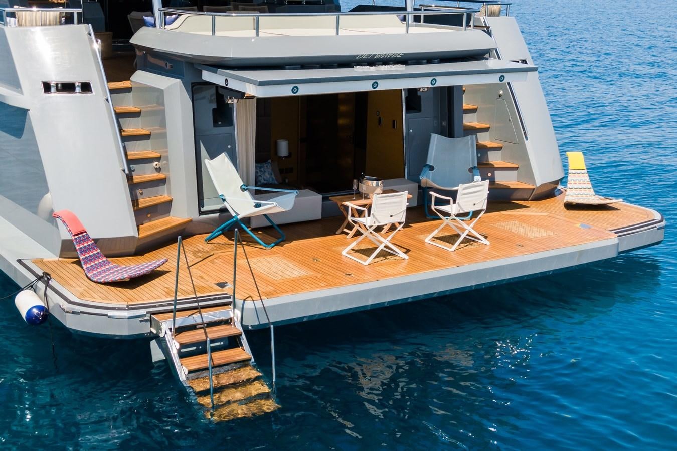 a boat on the water aboard LEONIDAS Yacht for Sale