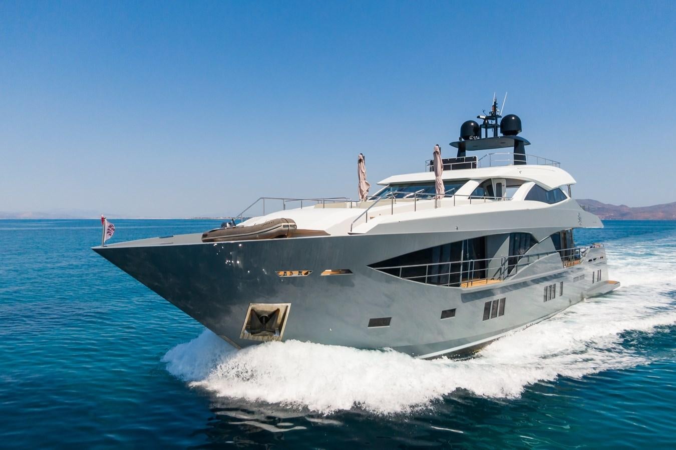 a boat on the water aboard LEONIDAS Yacht for Sale