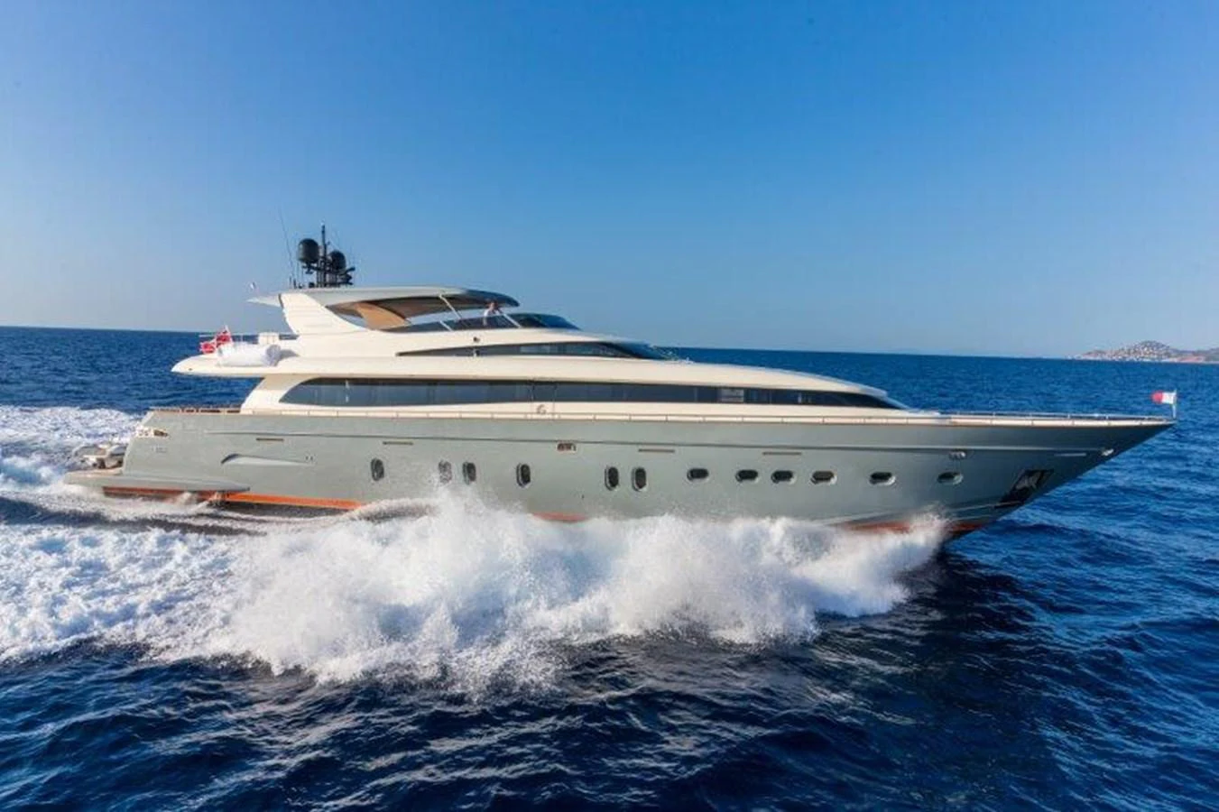 a boat on the water aboard Y42 Yacht for Sale