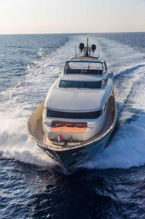 a boat on the water aboard Y42 Yacht for Sale
