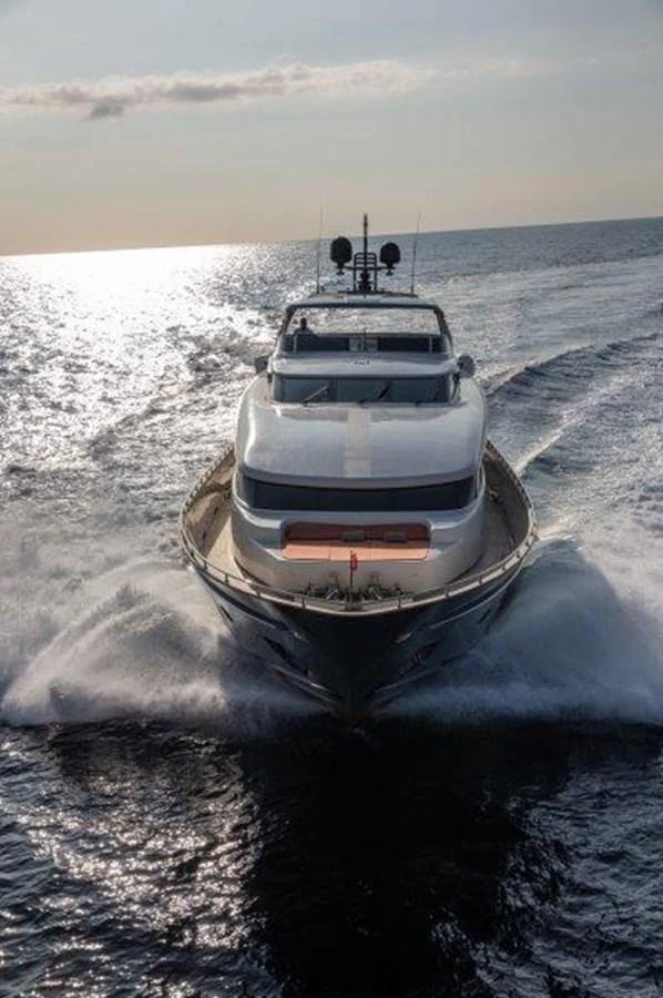 a boat in the water aboard Y42 Yacht for Charter