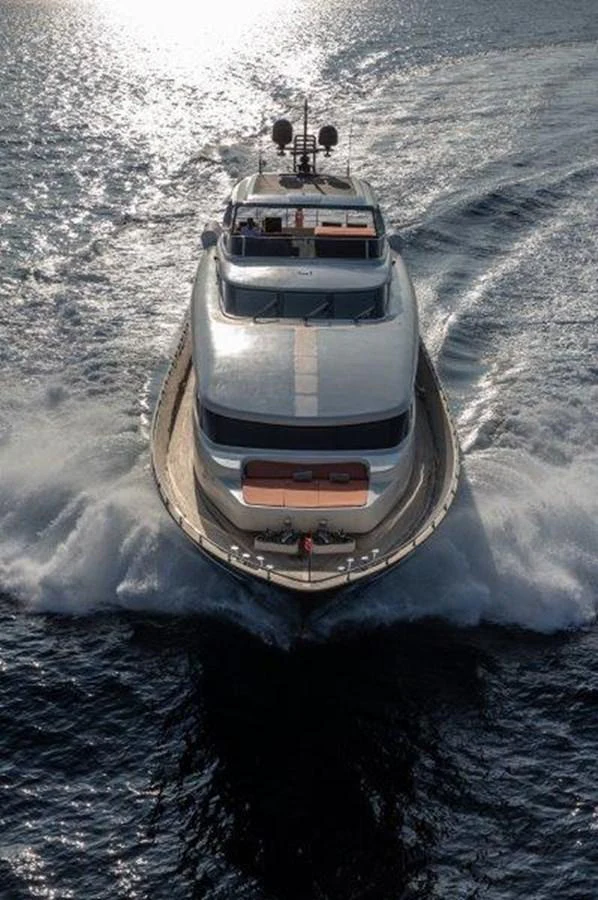 a boat in the water aboard Y42 Yacht for Sale