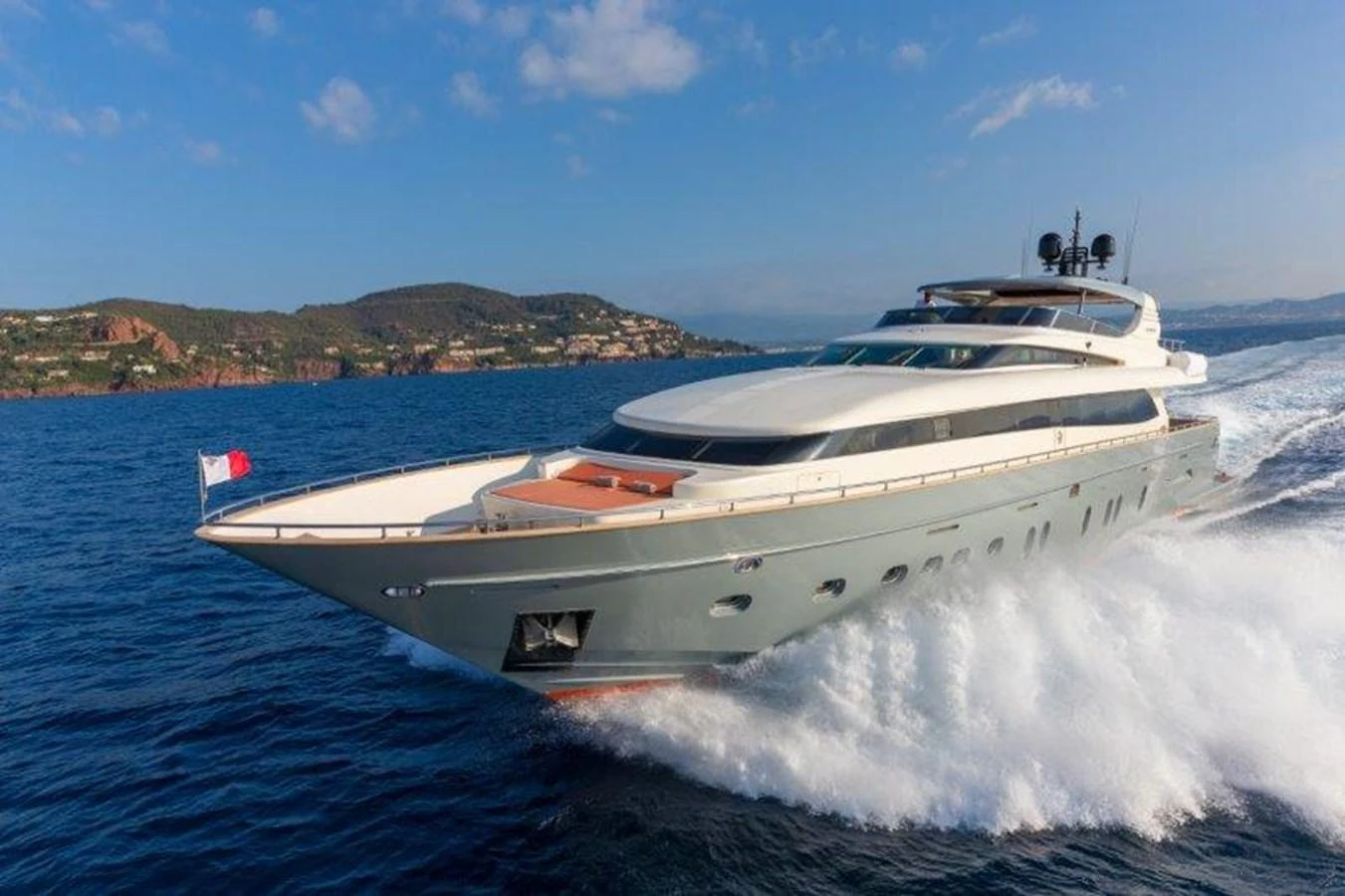 a boat on the water aboard Y42 Yacht for Sale